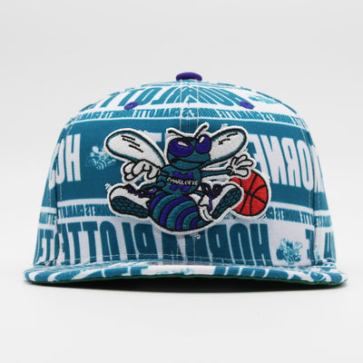 Mitchell & Ness NBA Meat Paper snapback HWC C Hornets teal - Shop-Tetuan