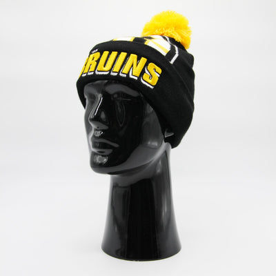 Mitchell & Ness NHL Punch Out Pom Knit beanie B Bruins black