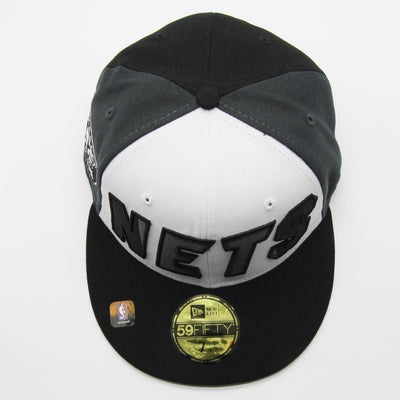 New Era NBA Authentics Back Half Edition 59Fifty B Nets blk/grey/wht