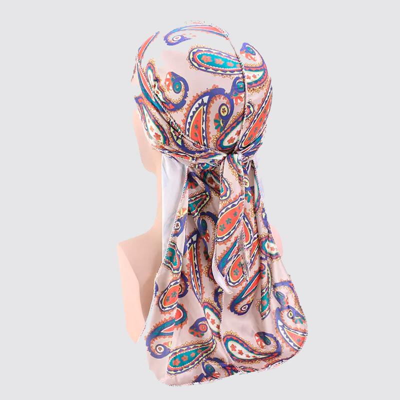 Paisley Silky Du-Rag khaki