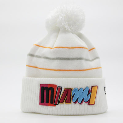 New Era City Edition Pom knit M Heat white - Shop-Tetuan