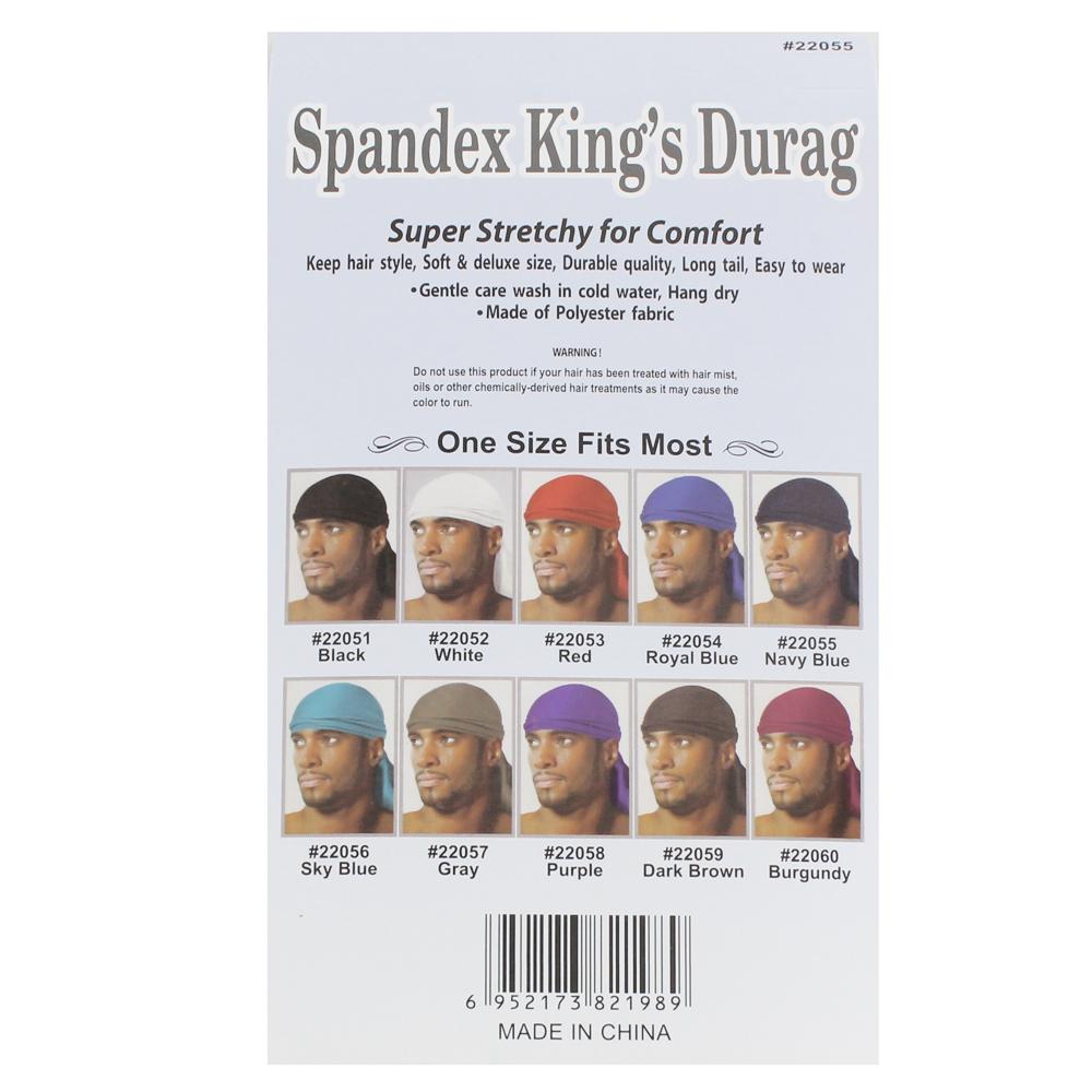 Spandex King's Velvet Du-Rag burgundy - Shop-Tetuan