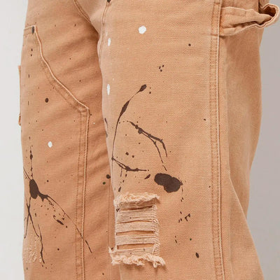 Karl Kani OG Paintsplatter Cargo Pant sand