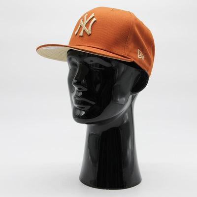 New Era Side Patch 9Fifty NY Yankees brown