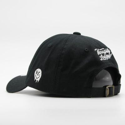 Naughty League Branded Dad Cap black - Shop-Tetuan