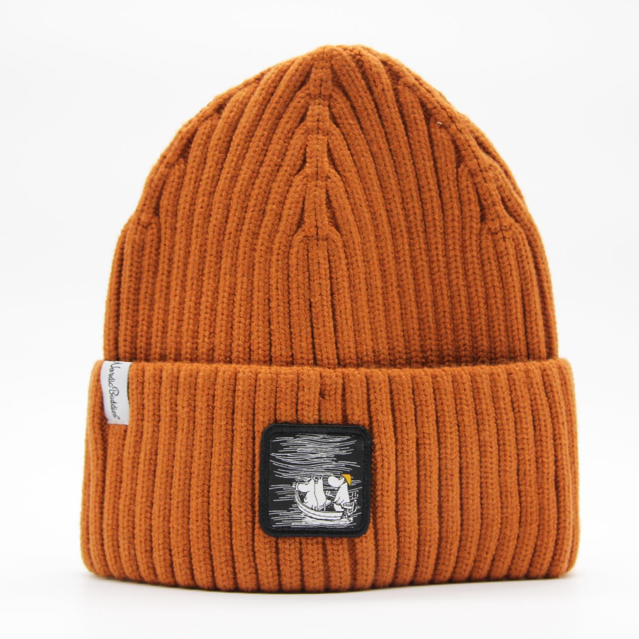 Moomin Muumipeikko beanie burnt orange