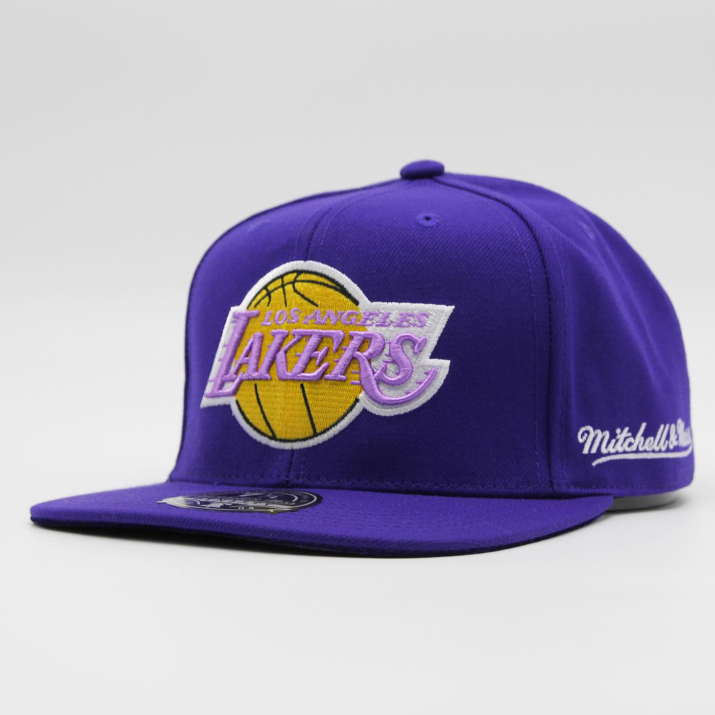 Mitchell & Ness NBA Velour Under fitted LA Lakers purple