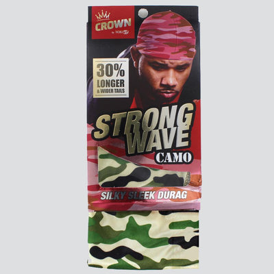 Crown Silky Sleek Du-Rag Strong Wave camo - Shop-Tetuan