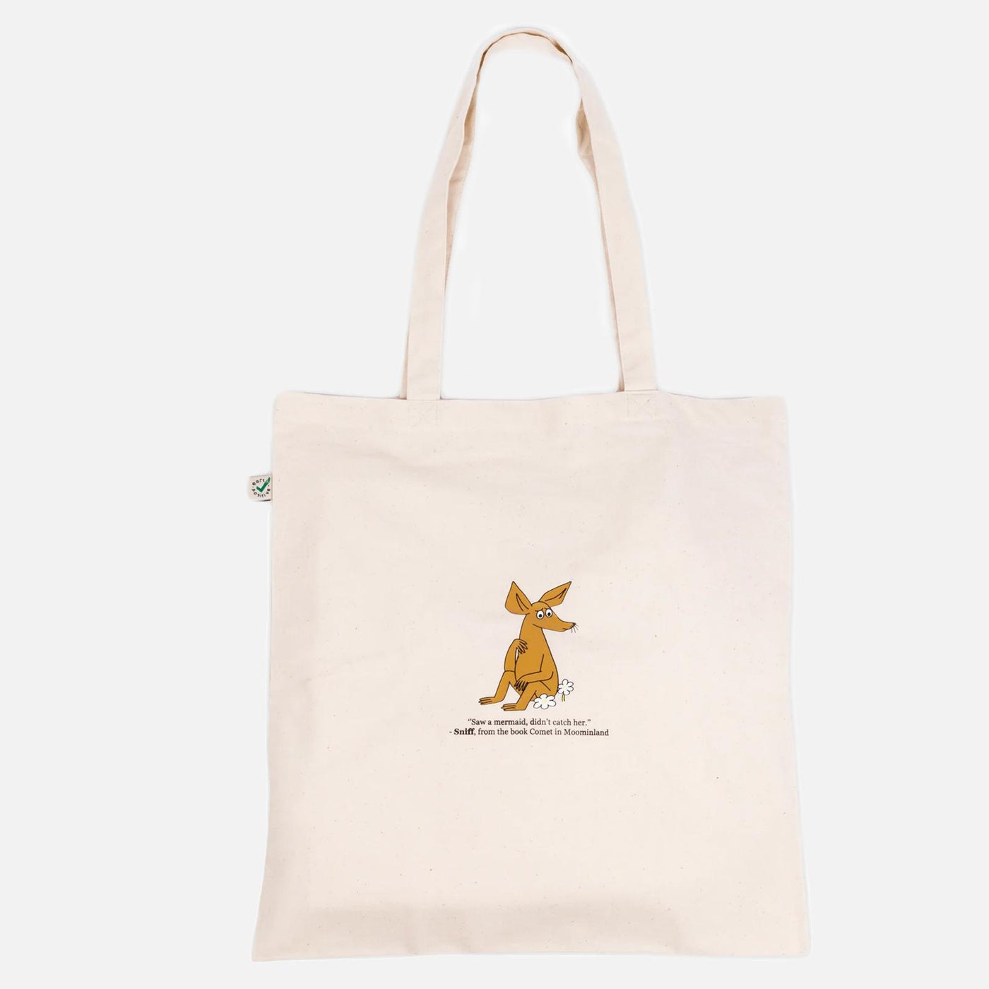 Moomin Nipsu Tote Bag white - Shop-Tetuan