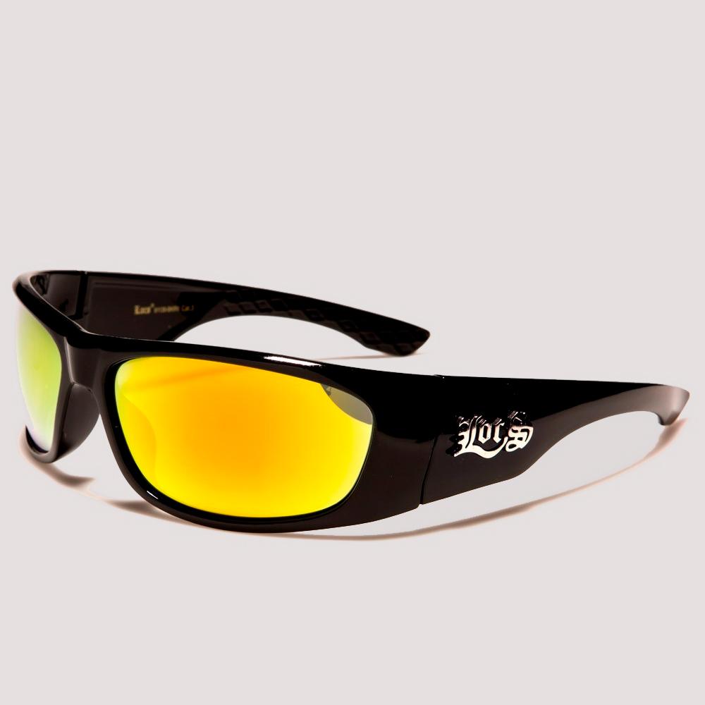 Locs Oval sunglasses black/yellow - Shop-Tetuan