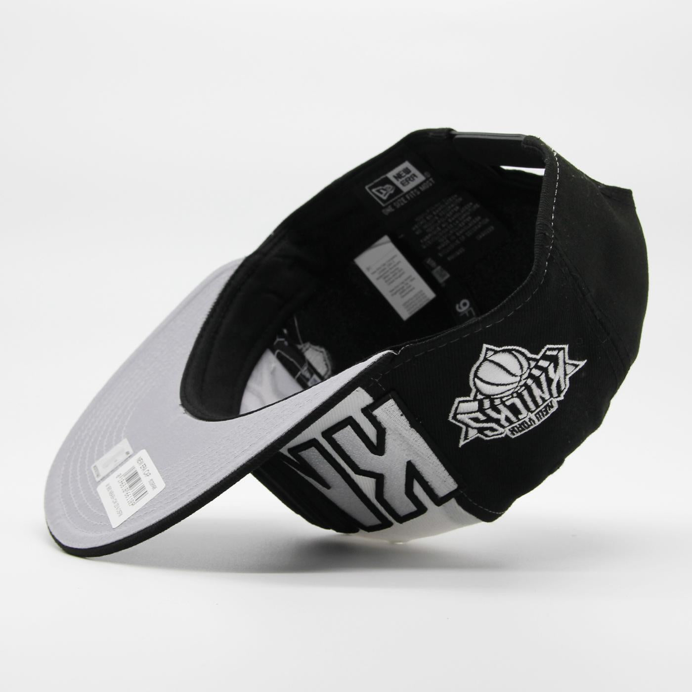 New Era NBA Authentics Back Half Edition 9Fifty NY Knicks black/white