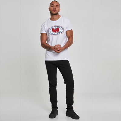 Wu-Wear Globe Logo Tee white - Shop-Tetuan