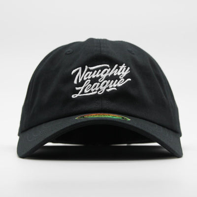 Naughty League Branded Dad Cap black - Shop-Tetuan