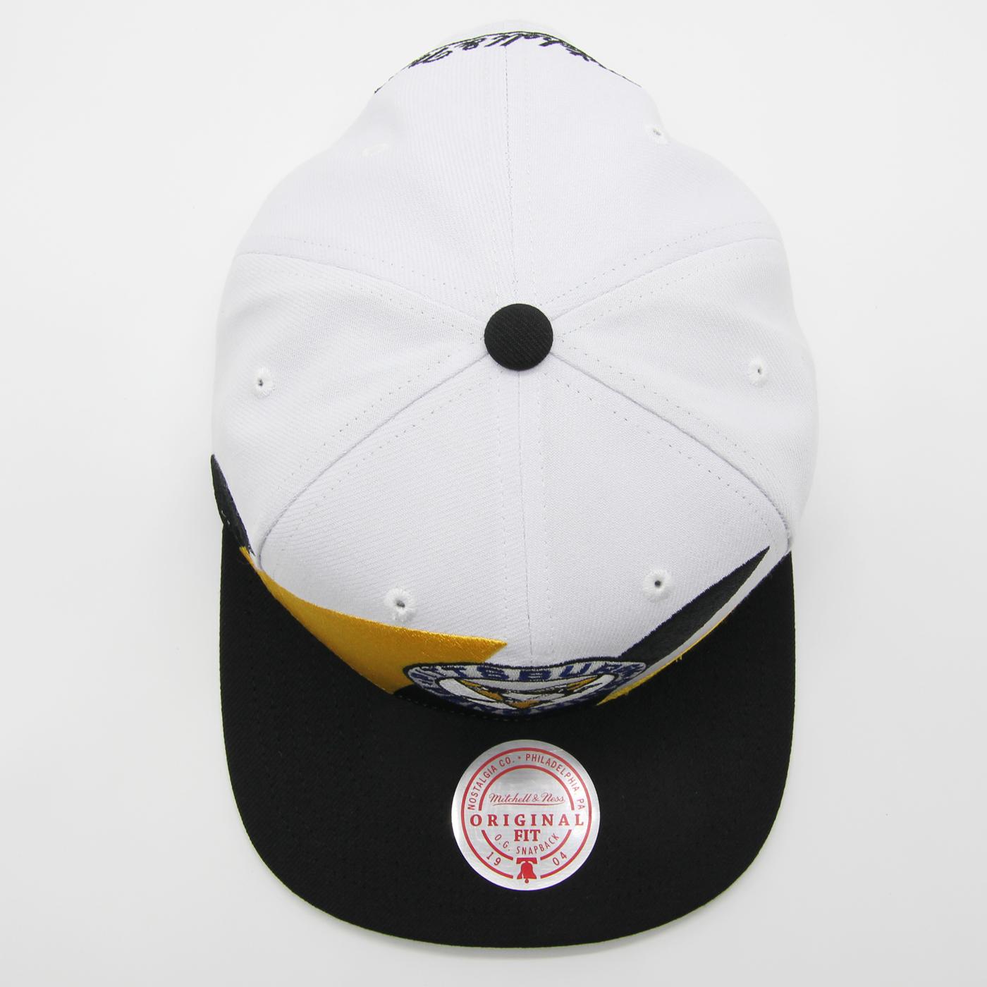 Mitchell & Ness NHL Vintage Sharktooth snapback P Penguins white/black - Shop-Tetuan