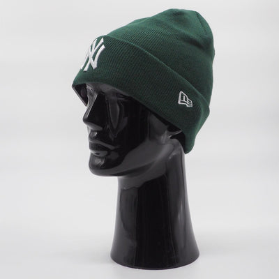 New Era League ESS Cuff beanie NY Yankees dkr/wht