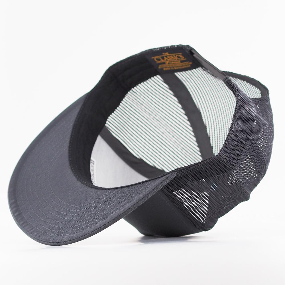 The Classics Yupoong trucker snapback charcoal - Shop-Tetuan