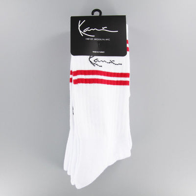 Karl Kani Signature Stripe socks white