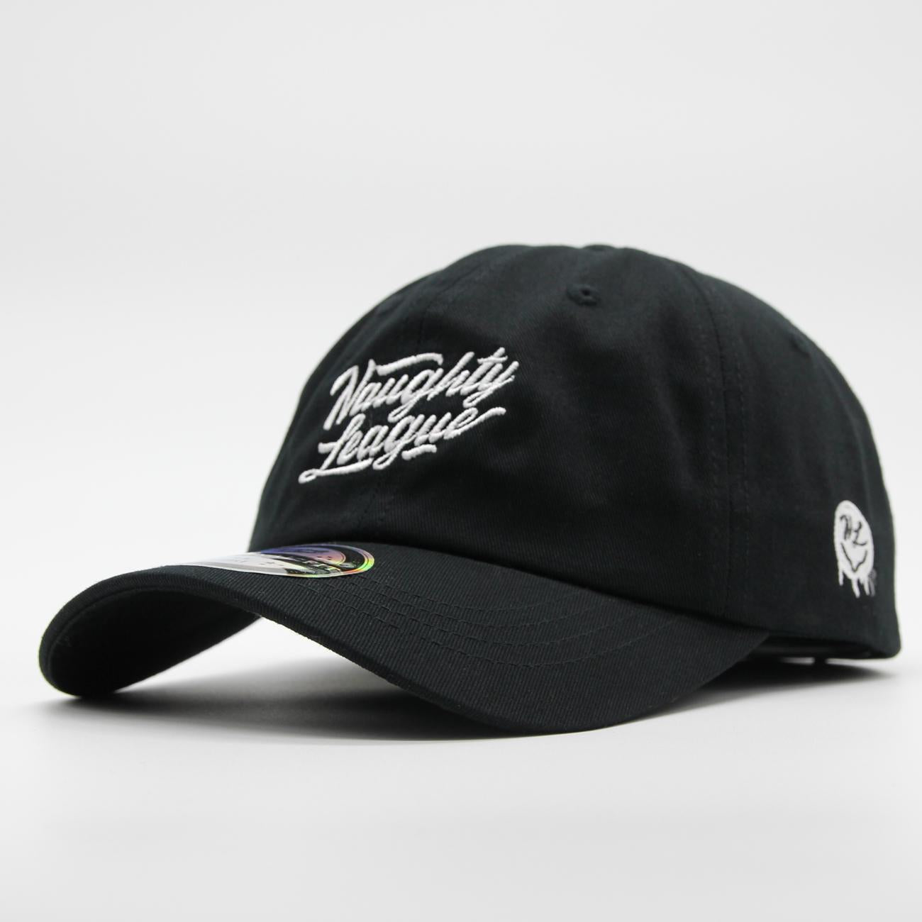 Naughty League Branded Dad Cap black - Shop-Tetuan