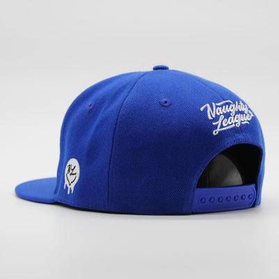 Naughty League Icon Basic Snapback royal/white - Shop-Tetuan
