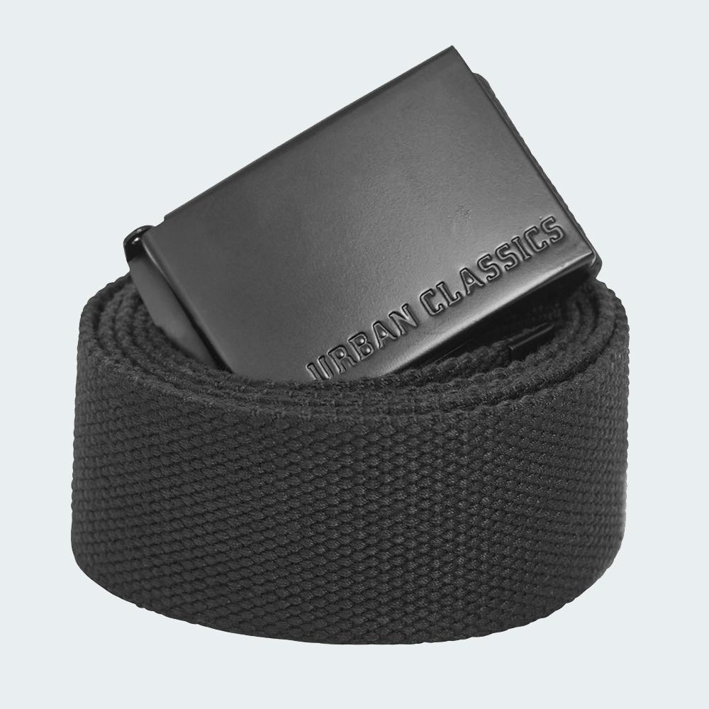 Urban Classics Canvas Belts blk/blk - Shop-Tetuan