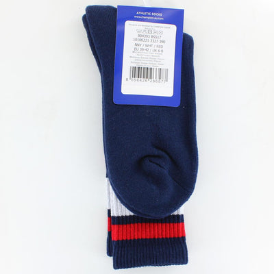 Champion Logo Crew Socks 1pair navy - Shop-Tetuan