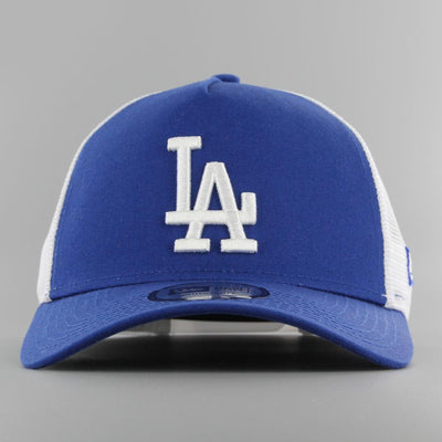 New Era Clean trucker LA Dodgers lry/white