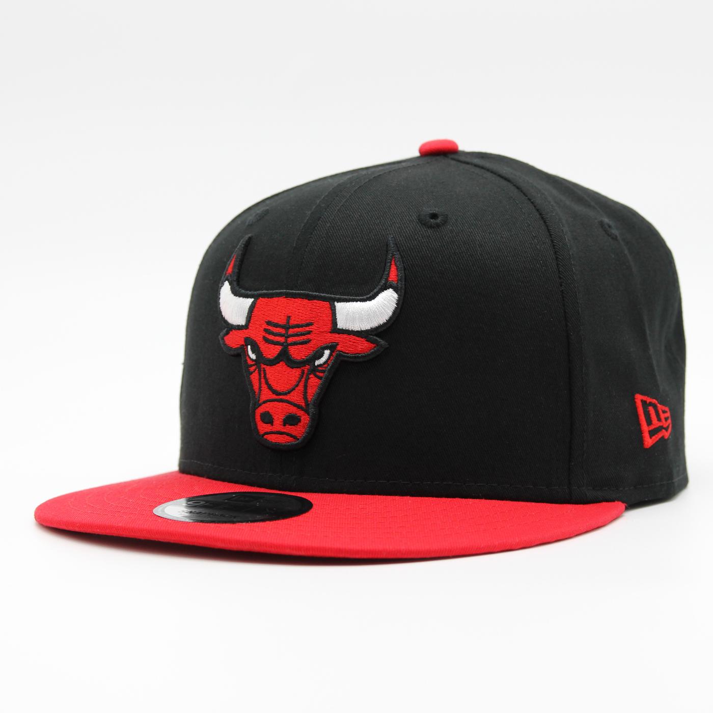 New Era Team Patch 9Fifty C Bulls black/red - Shop-Tetuan