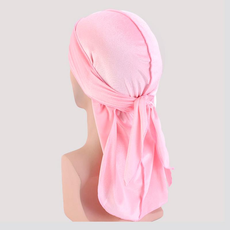 Luxury Velvet Du-Rag baby pink