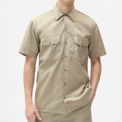 Dickies Work Shirt SS Rec khaki - Shop-Tetuan