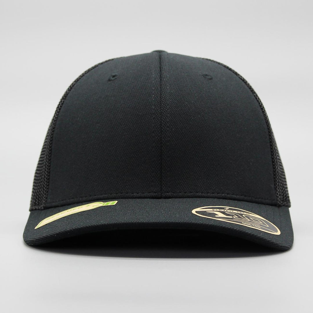 110 Recycled Alpha Shape Trucker black - Shop-Tetuan