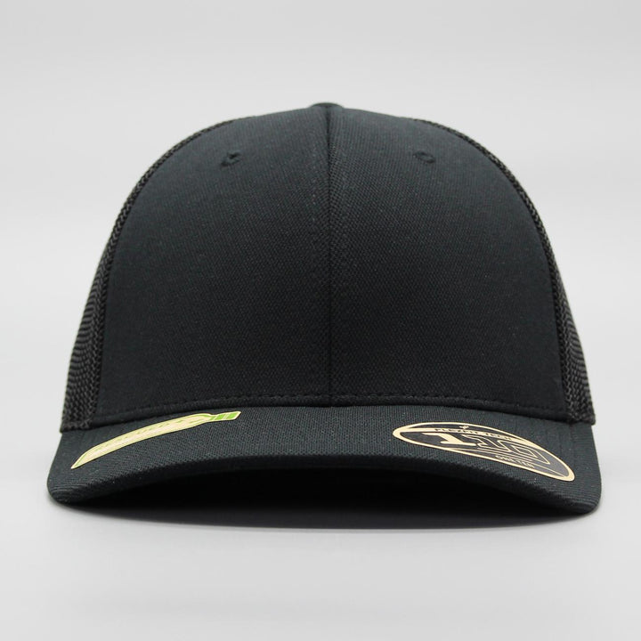 110 Recycled Alpha Shape Trucker black - Shop-Tetuan