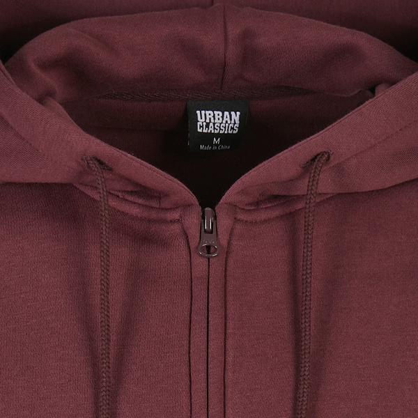 Urban Classics Zip Hoody cherry - Shop-Tetuan