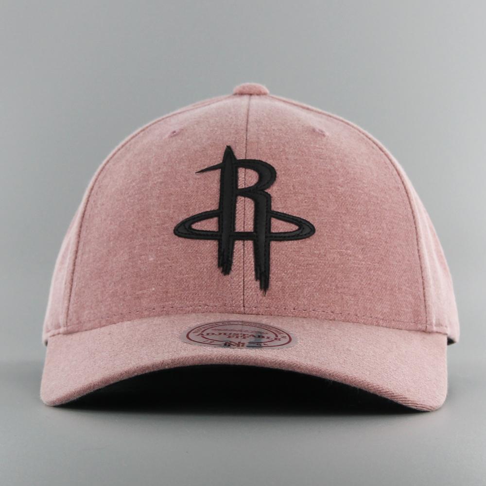 Mitchell & Ness NBA Washed Denim snapback H Rockets pink - Shop-Tetuan