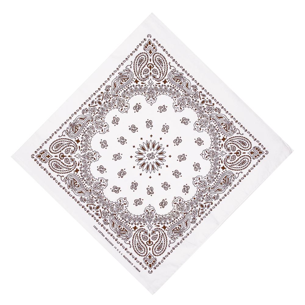 Bandana white/brown - Shop-Tetuan