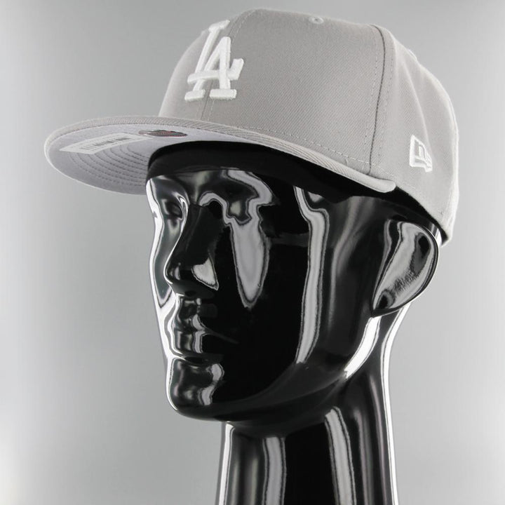 New Era Essential 59Fifty LA Dodgers gray/white - Shop-Tetuan