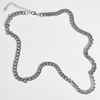 Urban Classics Long Basic chain necklace silver - Shop-Tetuan