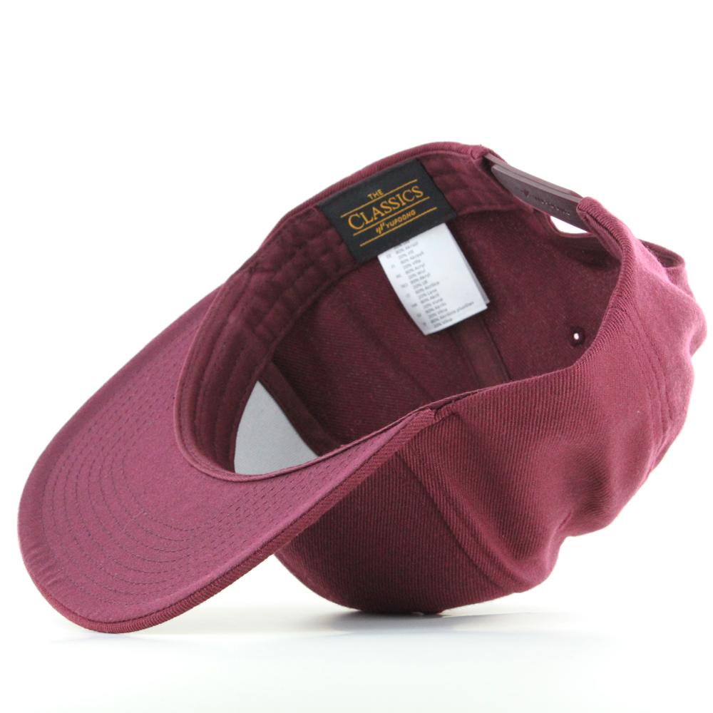 The Classics Yupoong snapback maroon/maroon - Shop-Tetuan