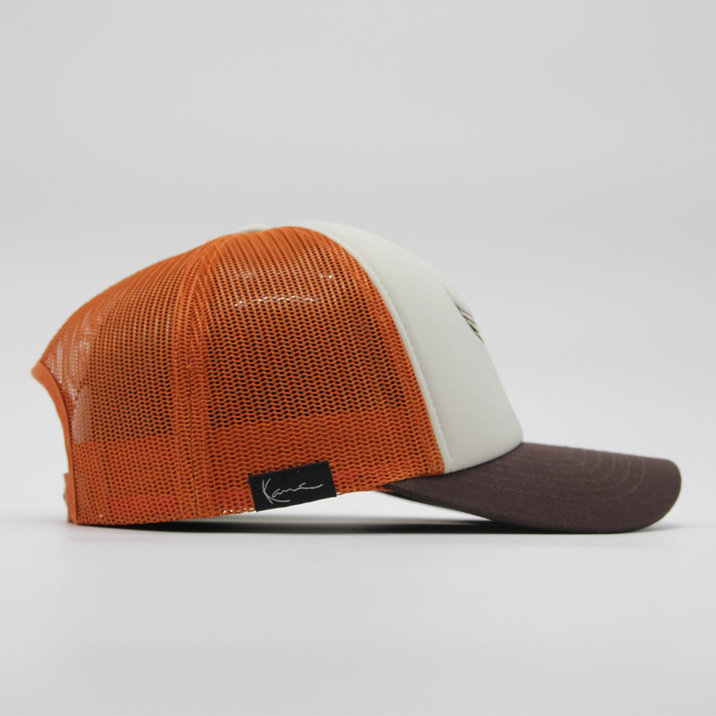 Karl Kani Serif Patched Trucker Cap brown/cognac - Shop-Tetuan