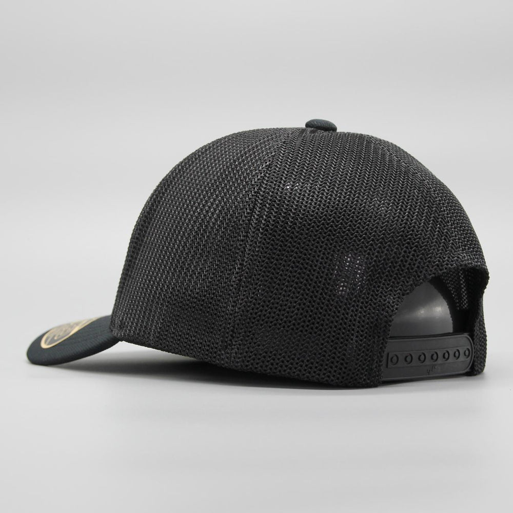 110 Recycled Alpha Shape Trucker black - Shop-Tetuan