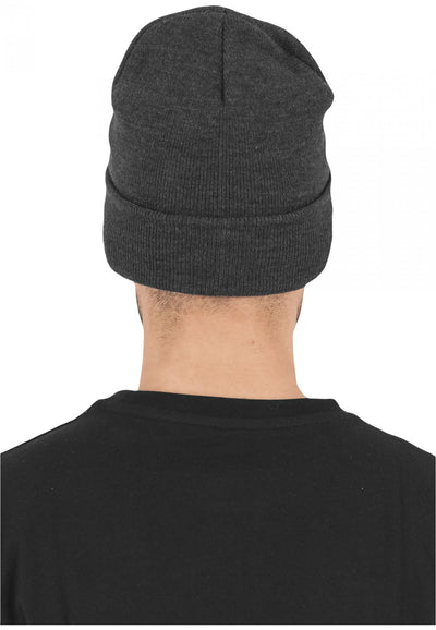Yupoong heavyweight long beanie charcoal