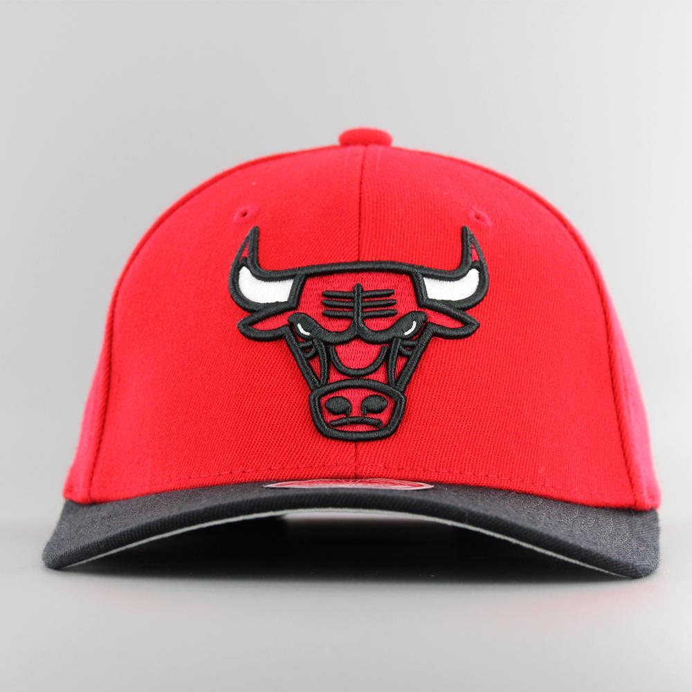 Mitchell & Ness NBA Team 2 Tone 2.0 Stretch Snapback C Bulls red/black - Shop-Tetuan