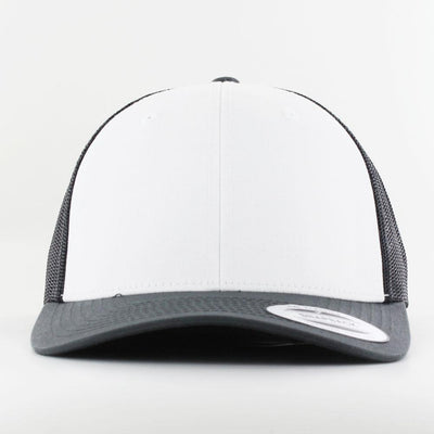 The Classics Yupoong Retro Trucker Colored Front cap darkgrey/wht/darkgrey - Shop-Tetuan