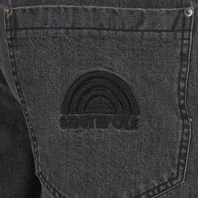 Southpole 3D Embroidery Denim raw black