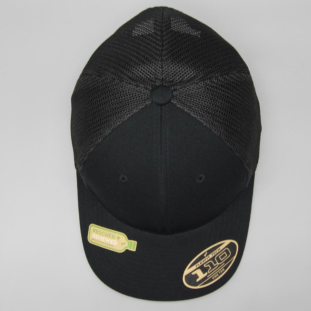 110 Recycled Alpha Shape Trucker black - Shop-Tetuan