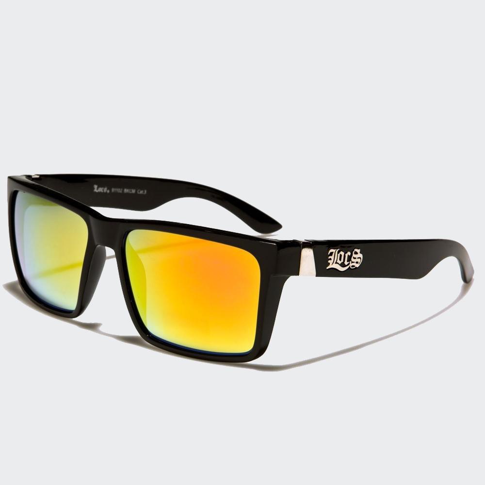 Locs Classic Sunglasses black/yellow - Shop-Tetuan