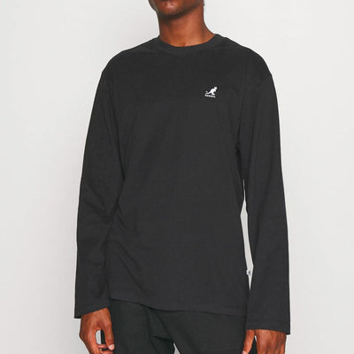 Kangol Harlem long sleeve tee faded black
