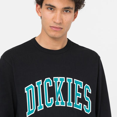 Dickies Aitkin tee l/s black/deep lake - Shop-Tetuan