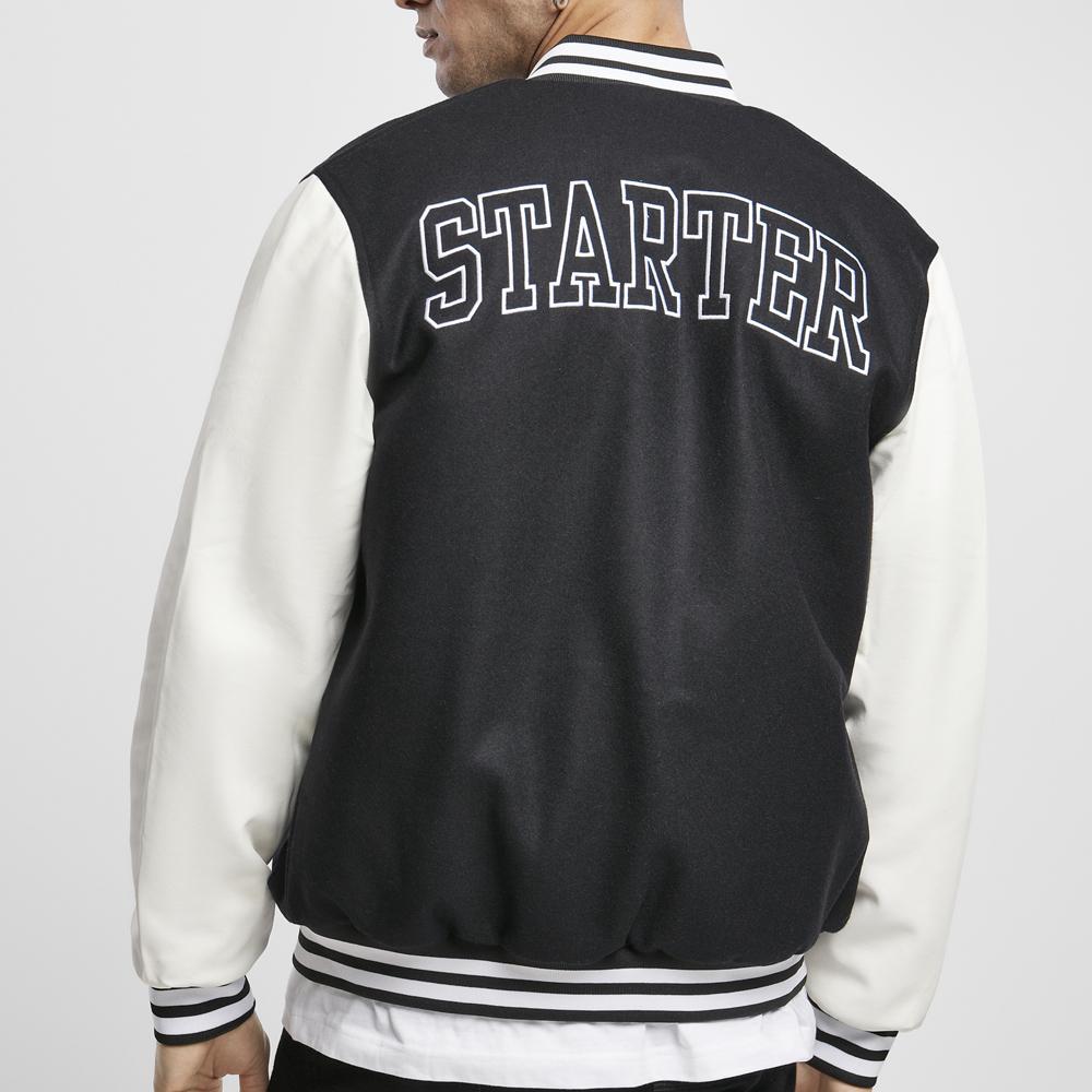 Starter College Jacket black/white - Shop-Tetuan