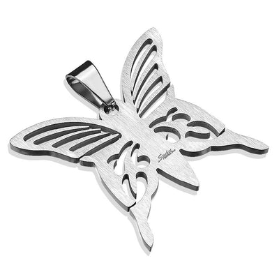 Butterfly 316L Pendant Necklace Stainless Steel
