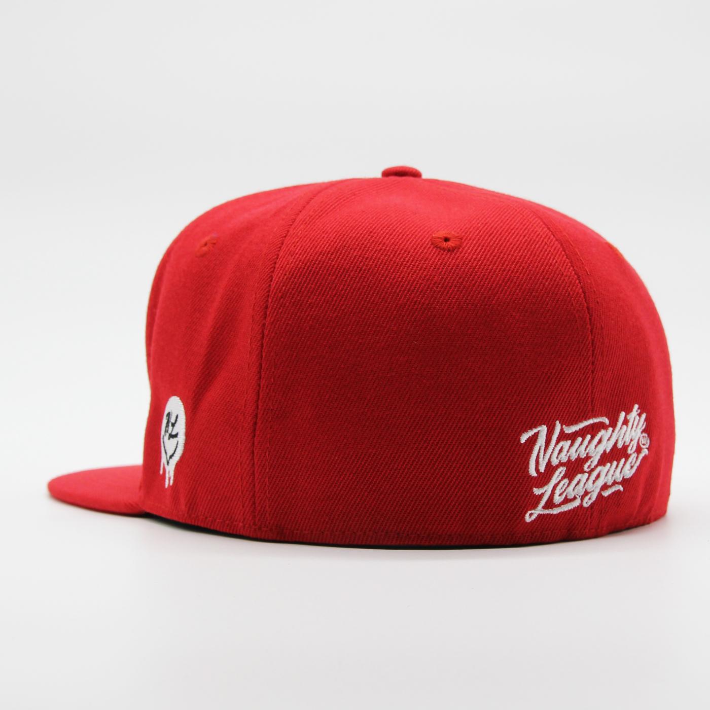 Naughty League Icon Basic Fitted red/white - Shop-Tetuan